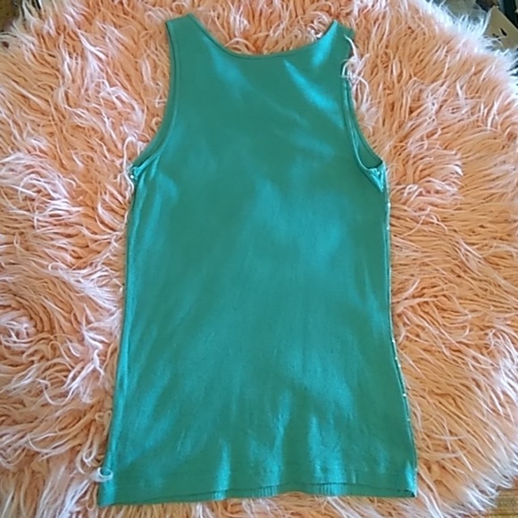 Sparkle Turqouise Tank Top - Picture 3 of 3